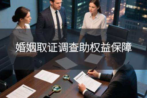 婚姻取证调查助权益保障